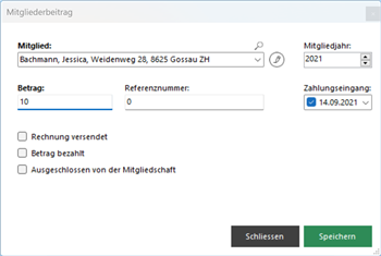 Mitgliederbeitrag